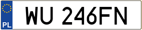 Truck License Plate